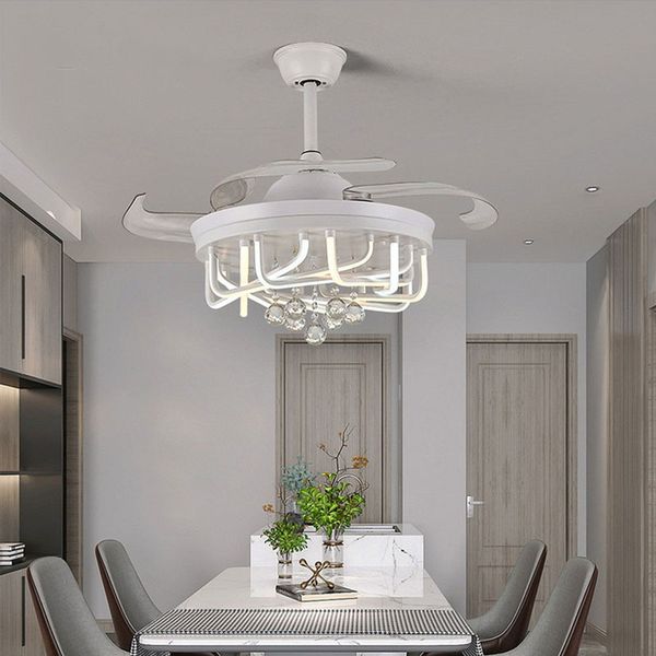 42 inch crystal modern fans ceiling fan with lights remote control dc frequency bedroom decor invisible blades ventilator lamp
42 inch crystal modern fans ceiling fan with lights remote control dc frequency bedroom decor invisible blades ventilator lamp