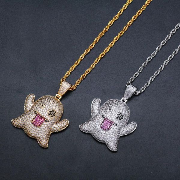 lureen hip hop ghost crystal pendant necklace iced out gold silver color choker necklace long tennis chain fashion jewelry gift
lureen hip hop ghost crystal pendant necklace iced out gold silver color choker necklace long tennis chain fashion jewelry gift