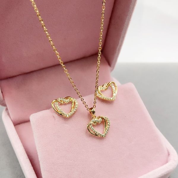 vanifin jewelry romantic hollow loving zircon micro inlay necklace with earrings for everyday wedding gift, Silver
vanifin jewelry romantic hollow loving zircon micro inlay necklace with earrings for everyday wedding gift, Silver