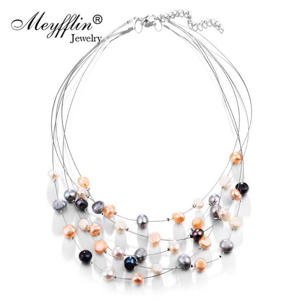meyfflin simulated pearl statement necklaces & pendants for women multilayer perlas choker maxi necklace fashion party jewelry, Golden;silver
meyfflin simulated pearl statement necklaces & pendants for women multilayer perlas choker maxi necklace fashion party jewelry, Golden;silver