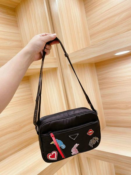 Women's Crossbody Bag Shoulder Bags Small Size Flap Zipper Black Black Badge Pattern #P.D.A.Bags
Women's Crossbody Bag Shoulder Bags Small Size Flap Zipper Black Black Badge Pattern #P.D.A.Bags