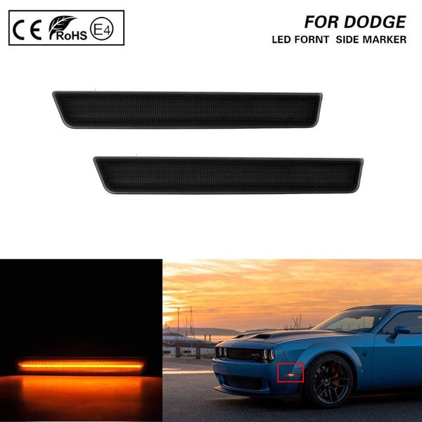 for dodge challenger 2020-2020 led front side marker light lamp smoke lens amber us version 2x
for dodge challenger 2020-2020 led front side marker light lamp smoke lens amber us version 2x