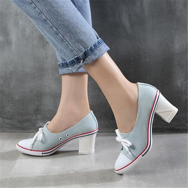 size 34-41 new 2020 pumps denim shallow mouth women's shoes high heel 8cm girl canvas student shoes female, Black
size 34-41 new 2020 pumps denim shallow mouth women's shoes high heel 8cm girl canvas student shoes female, Black
