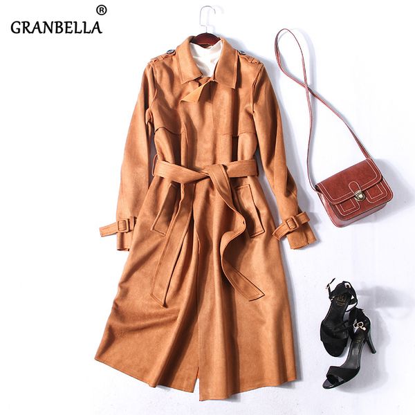 womens suede coats long duster trench coat with belt autumn vintage camel color female cardigan coats plus size, Tan;black
womens suede coats long duster trench coat with belt autumn vintage camel color female cardigan coats plus size, Tan;black