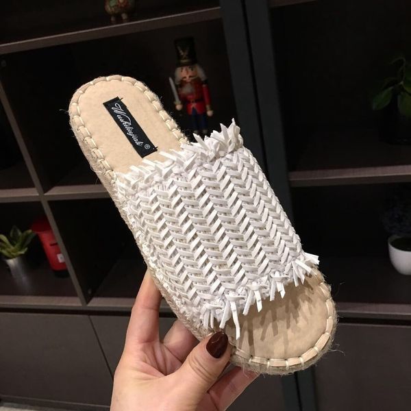 pretty2020 slipper flax other clothes the summer series one word sandals fisherman shoe woman, Black
pretty2020 slipper flax other clothes the summer series one word sandals fisherman shoe woman, Black