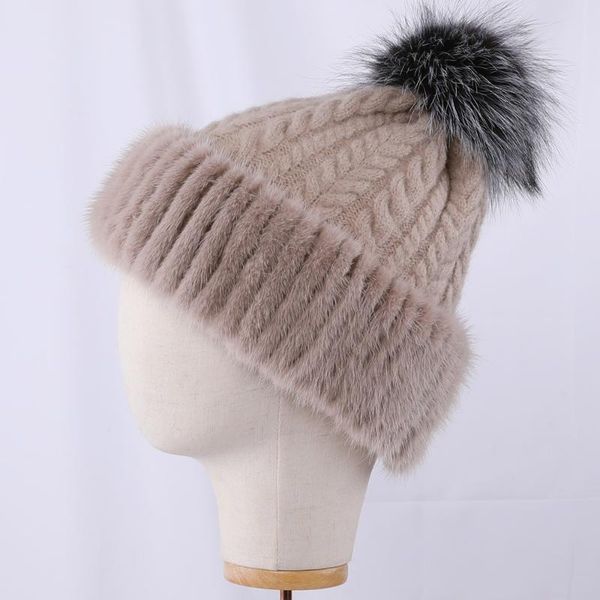 2020 women's winter kniited patchwork real hat cap natural silver fur pom poms beanie lady fashion, Blue;gray
2020 women's winter kniited patchwork real hat cap natural silver fur pom poms beanie lady fashion, Blue;gray