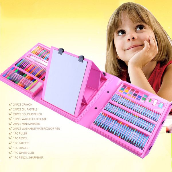 176pcs drawing art set children painting pen marker watercolor brush pen for kids gift box graffiti tool painting supplies
176pcs drawing art set children painting pen marker watercolor brush pen for kids gift box graffiti tool painting supplies
