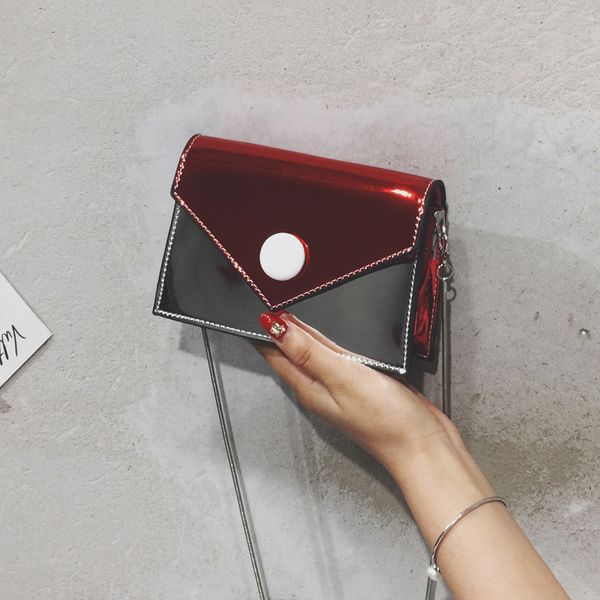 summer small bag female 2020 new wave korean version of the texture messenger bag chain fashion small square