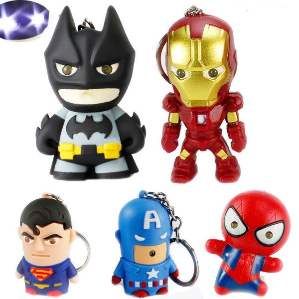 batman iron man spiderman captain america keychain mini action figure toys led light key chains ring fashion drop ship, Silver
batman iron man spiderman captain america keychain mini action figure toys led light key chains ring fashion drop ship, Silver