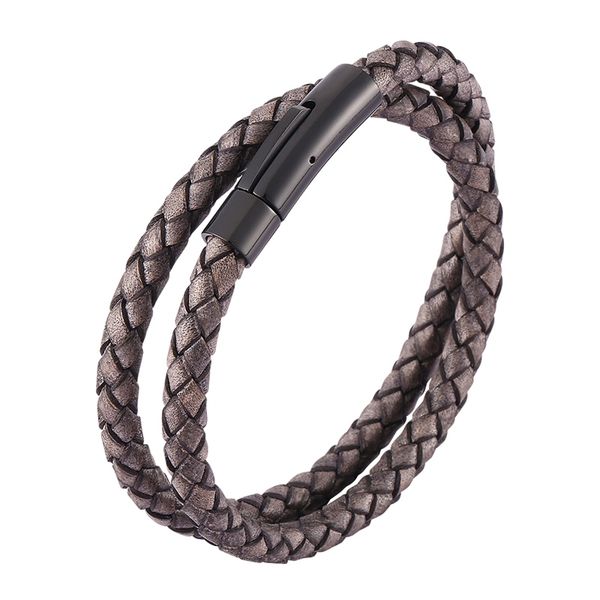 charm bracelets bracelet retro multilayer genuine leather bangles steel snaps braided wrap trendy jewelry gift bb0487, Golden;silver
charm bracelets bracelet retro multilayer genuine leather bangles steel snaps braided wrap trendy jewelry gift bb0487, Golden;silver