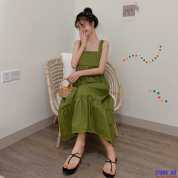 fashion elegant green dresses 2020 new summer sling sweet dress backless bow tie lace up clothe women vestiods 52671, Black;gray 
fashion elegant green dresses 2020 new summer sling sweet dress backless bow tie lace up clothe women vestiods 52671, Black;gray