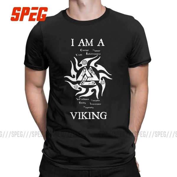 i am a viking valknut t shirt men's pure cotton leisure t-shirts crewneck lagertha ragnar floki tees short sleeve summer
i am a viking valknut t shirt men's pure cotton leisure t-shirts crewneck lagertha ragnar floki tees short sleeve summer
