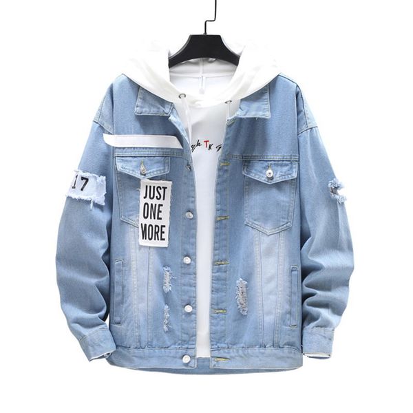 casual jean jacket men denim jackets long sleeve with nood patchwork cotton japanese streetwear bomber jacket men, Black;brown
casual jean jacket men denim jackets long sleeve with nood patchwork cotton japanese streetwear bomber jacket men, Black;brown