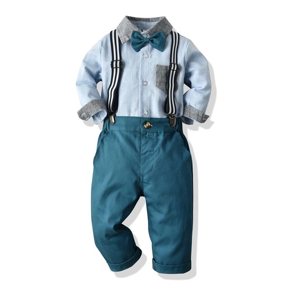cotton boy clothes suit boy spring and autumn shirt suspenders 3 piece suit children suit clothing child new baby toddler, White
cotton boy clothes suit boy spring and autumn shirt suspenders 3 piece suit children suit clothing child new baby toddler, White