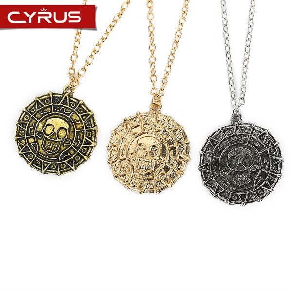 pendant necklaces classic pirate necklace for women men couple aztec gold coin movie periphery accessories statement sweater chain, Silver
pendant necklaces classic pirate necklace for women men couple aztec gold coin movie periphery accessories statement sweater chain, Silver