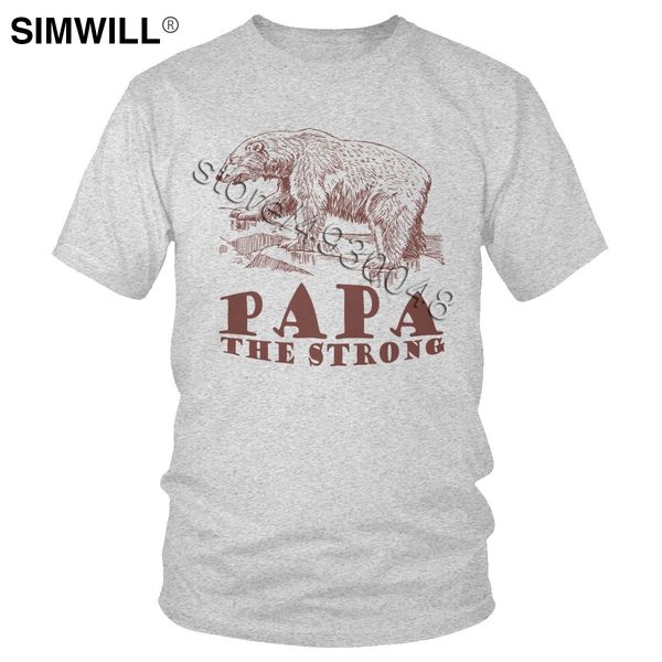 male super papa the strong bear tee shirt funny funny wild animal tshirt for dad t-shirts short sleeved cotton leisure tee gift
male super papa the strong bear tee shirt funny funny wild animal tshirt for dad t-shirts short sleeved cotton leisure tee gift