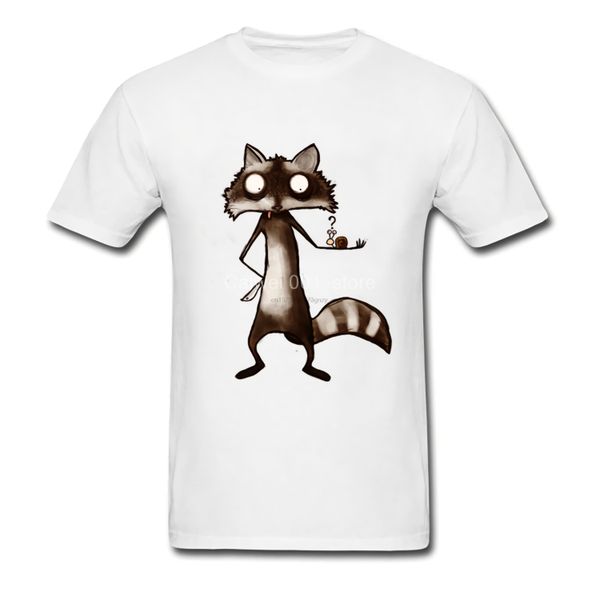 white t shirt racoon and snail tees men tshirts funny design tee shirts cotton clothes
white t shirt racoon and snail tees men tshirts funny design tee shirts cotton clothes