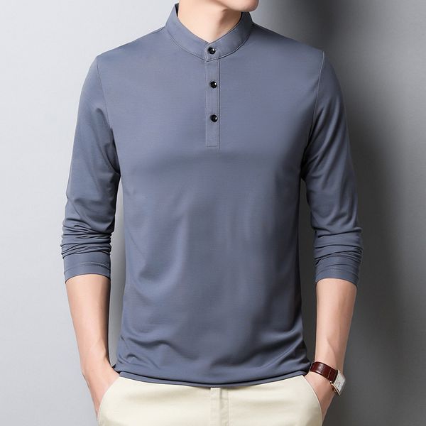 men's t-shirts browon arrival oversized t shirt men autumn casual long sleeve stand t-shirt solid color business plus size 4xl tshirt, White;black
men's t-shirts browon arrival oversized t shirt men autumn casual long sleeve stand t-shirt solid color business plus size 4xl tshirt, White;black