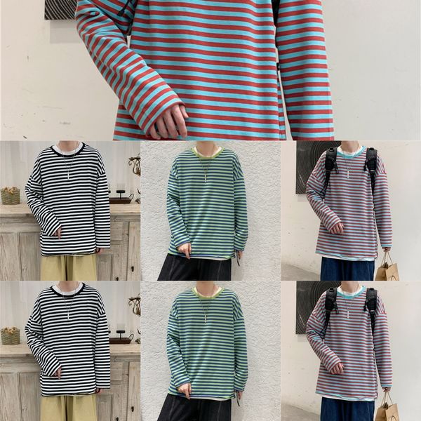 men's sweater korean style simple striped base shirt ins sweatert-shirt sweateryouth clothes early autumn student long sleeve t-shir, Black
men's sweater korean style simple striped base shirt ins sweatert-shirt sweateryouth clothes early autumn student long sleeve t-shir, Black