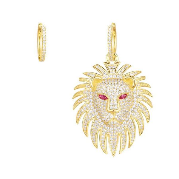 sljely real 925 sterling silver yellow gold color asymmetric red eyes lion earrings micro 5a cubic zirconia women brand jewelry
sljely real 925 sterling silver yellow gold color asymmetric red eyes lion earrings micro 5a cubic zirconia women brand jewelry