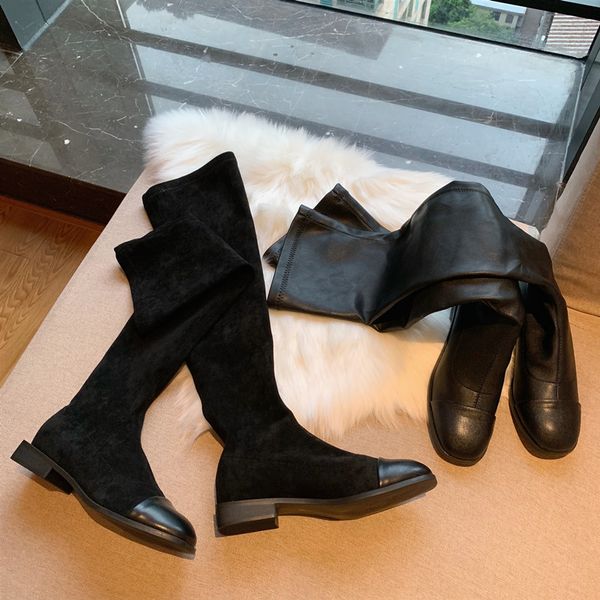 boots booties woman 2020 low heel shoes thigh high heels high round toe platform luxury designer, Black
boots booties woman 2020 low heel shoes thigh high heels high round toe platform luxury designer, Black