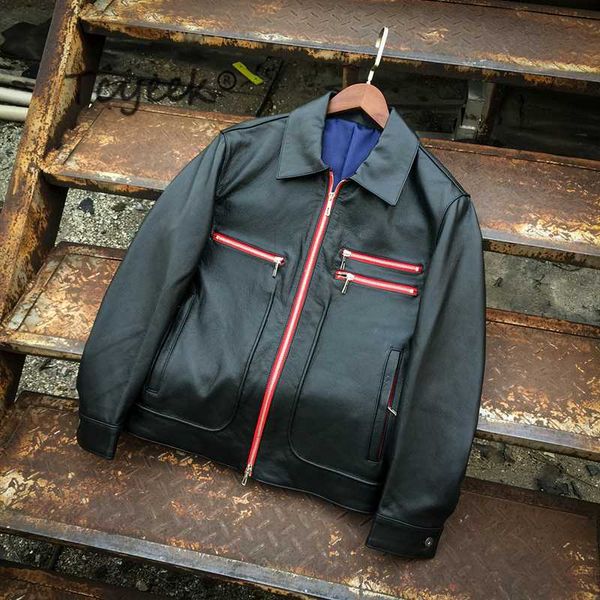 tcyeek 100% real leather coat men autumn winter clothes 2020 streetwear genuine cow leather jacket mens fit moto biker coats lw, Black
tcyeek 100% real leather coat men autumn winter clothes 2020 streetwear genuine cow leather jacket mens fit moto biker coats lw, Black