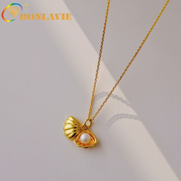 pendant necklaces bonlavie shell pearl necklace ins clavicle chain temperament anniversary gift, Silver
pendant necklaces bonlavie shell pearl necklace ins clavicle chain temperament anniversary gift, Silver