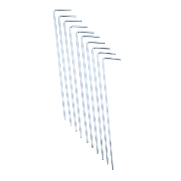 10pcs camping tent peg nail stake ground hook outdoor awning canopy tarp