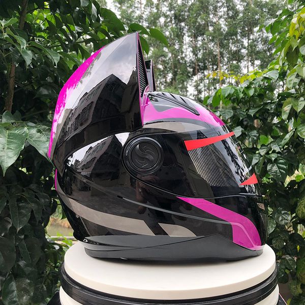 full face motorcycle helmet washable lining fast release racing helmet casco casque purple black cat's ear
full face motorcycle helmet washable lining fast release racing helmet casco casque purple black cat's ear