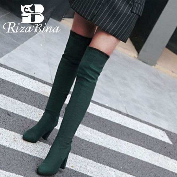 rizabina big size 34-44 thigh high boots women fall winter zipper stretch shoes women lace up pointed toe high heel boots, Black
rizabina big size 34-44 thigh high boots women fall winter zipper stretch shoes women lace up pointed toe high heel boots, Black