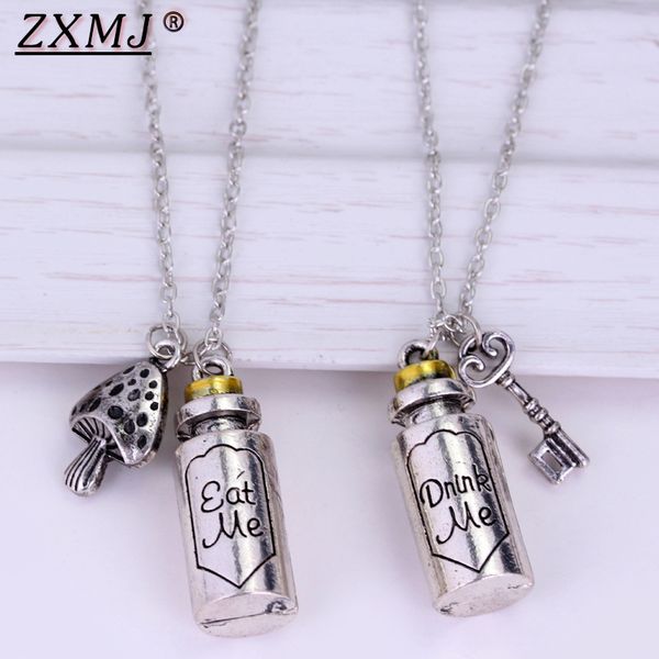 zxmj фильм алиса в стране чудес ожерелье 2 стили eat me drink me ожерелье key mushroom бутылка кулон ювелирные изделия способа женщин подаро, Silver
zxmj фильм алиса в стране чудес ожерелье 2 стили eat me drink me ожерелье key mushroom бутылка кулон ювелирные изделия способа женщин подаро, Silver