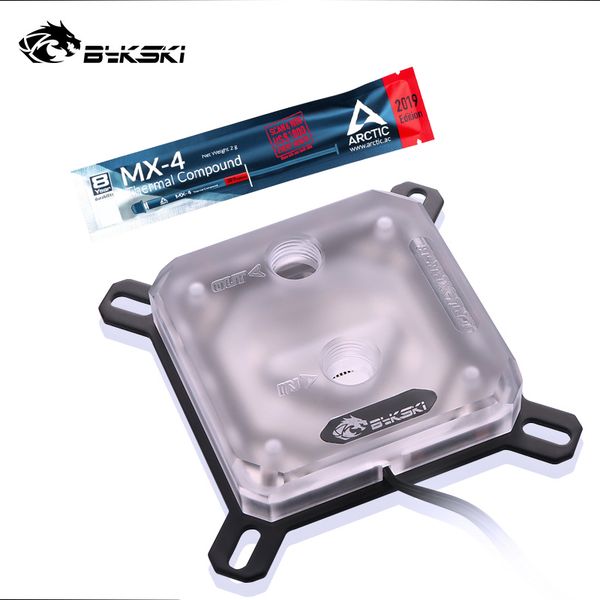 Bykski CPU Water Block with ARCTIC Thermal Paste Use for INTEL LGA1150 1151 1155 1156 2011 X99 Transparent RGB Support 5V 3PIN
Bykski CPU Water Block with ARCTIC Thermal Paste Use for INTEL LGA1150 1151 1155 1156 2011 X99 Transparent RGB Support 5V 3PIN