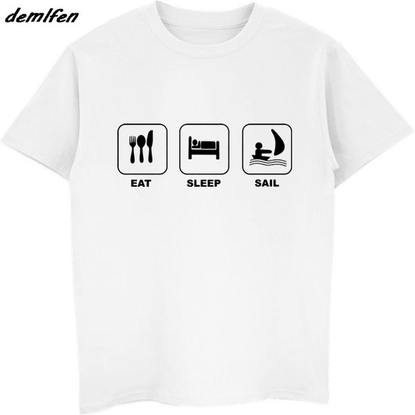 new letter creative printed t-shir eat sleep sail t-shirt sailer tshirt ape to man boat irish shirts cool tees harajuku
new letter creative printed t-shir eat sleep sail t-shirt sailer tshirt ape to man boat irish shirts cool tees harajuku
