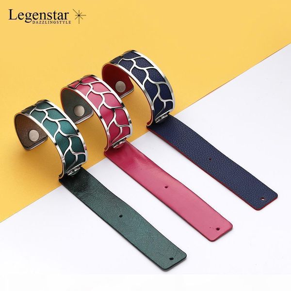 legenstar bangles georgette bracelets argent femme manchette cuff stainless steel bracelet reversible interchangeable pulseiras, Black
legenstar bangles georgette bracelets argent femme manchette cuff stainless steel bracelet reversible interchangeable pulseiras, Black