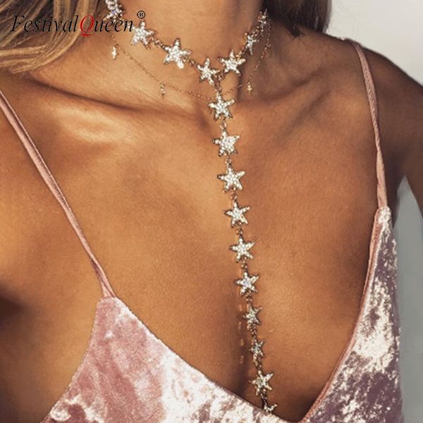shiny stars necklace for young lady cute romantic link chain pentagram necklace 2020 new fashion jewelry gift for girlfriend, Silver
shiny stars necklace for young lady cute romantic link chain pentagram necklace 2020 new fashion jewelry gift for girlfriend, Silver