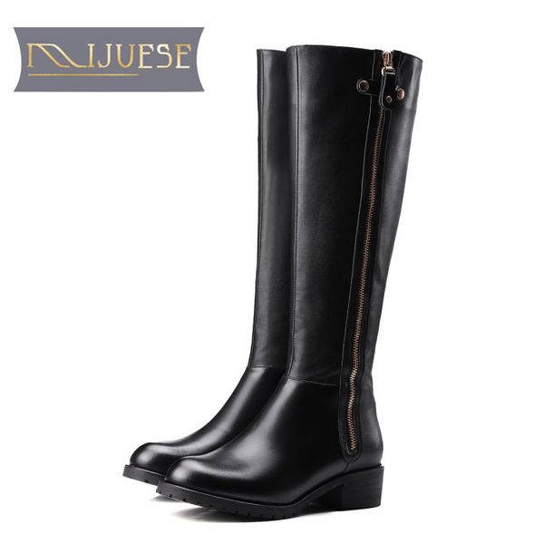 mljuese 2020 women knee-high boots cow leather black color winter short plush high heels platform high boots motorcycle
mljuese 2020 women knee-high boots cow leather black color winter short plush high heels platform high boots motorcycle
