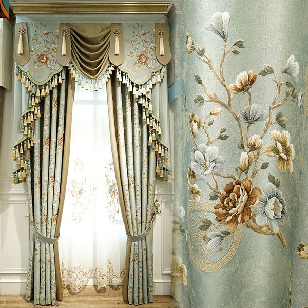 curtain & drapes custom luxury european villa bedroom high-class shading jacquard cloth blackout valance tulle panel c201
curtain & drapes custom luxury european villa bedroom high-class shading jacquard cloth blackout valance tulle panel c201