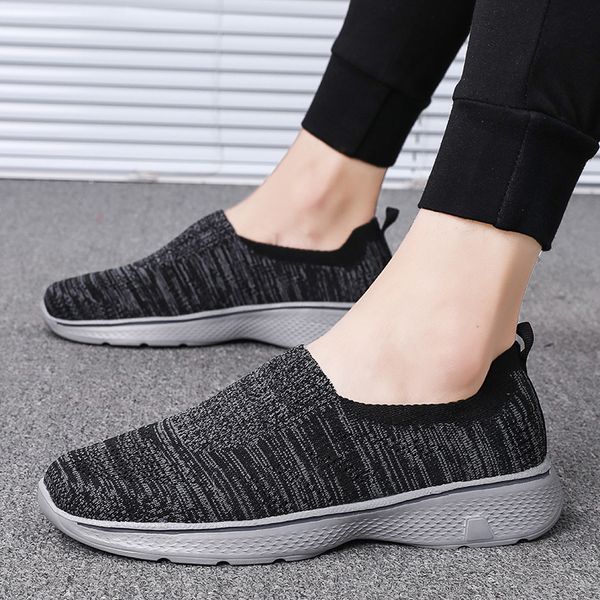 men sneakers fashion mesh style shoes breathable comfortable casual sport shoes anti-odor flykin big code loafers hard-wearing, Black
men sneakers fashion mesh style shoes breathable comfortable casual sport shoes anti-odor flykin big code loafers hard-wearing, Black