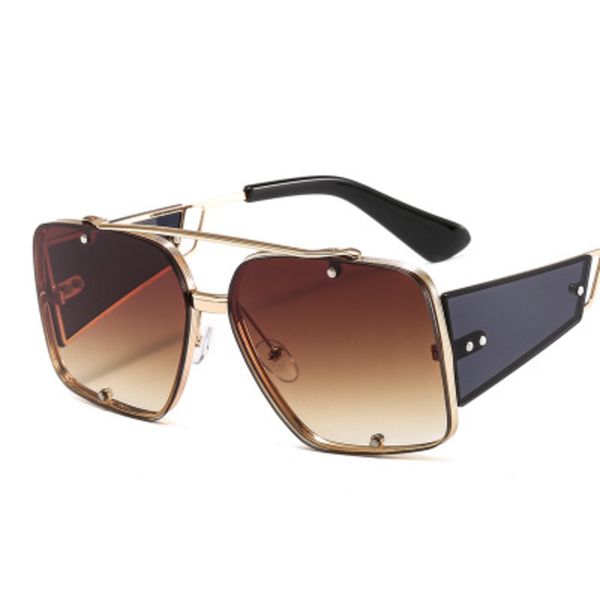 sunglasses fashion large frame square women men 2021 retro metal sun glasses female eyewears, White;black
sunglasses fashion large frame square women men 2021 retro metal sun glasses female eyewears, White;black