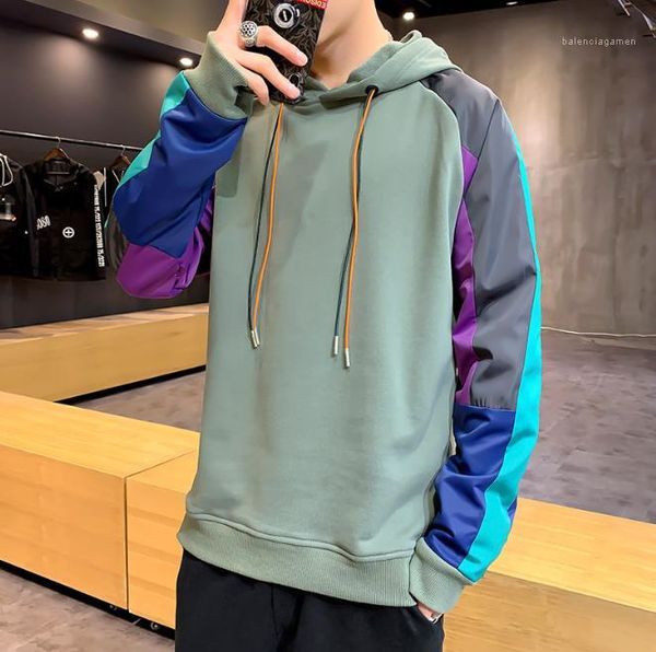 мужской дизайнер одежды весна осень удобный mens tops контрастного цвета с капюшоном мужские толстовки дряблая casual all match, Black
мужской дизайнер одежды весна осень удобный mens tops контрастного цвета с капюшоном мужские толстовки дряблая casual all match, Black