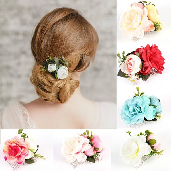 misananryne fashion flower hair comb hair clip women bridal wedding accessories handmade headband girls head ornaments, Golden;silver
misananryne fashion flower hair comb hair clip women bridal wedding accessories handmade headband girls head ornaments, Golden;silver