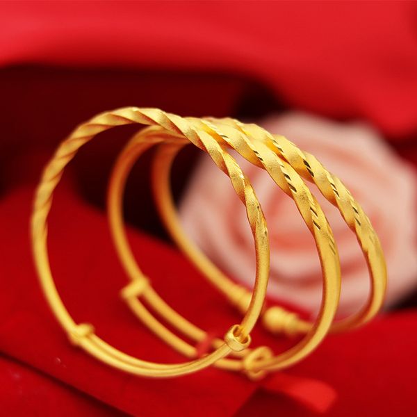 1pcs twisted pattern expandable bangle yellow gold filled fashion womens bracelet gift, Black
1pcs twisted pattern expandable bangle yellow gold filled fashion womens bracelet gift, Black
