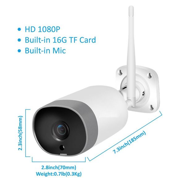 1080p home security surveillance cameras system hd 2mp 5mp gun-type monitor camera wifi two-way voice surveillance security cameras
1080p home security surveillance cameras system hd 2mp 5mp gun-type monitor camera wifi two-way voice surveillance security cameras