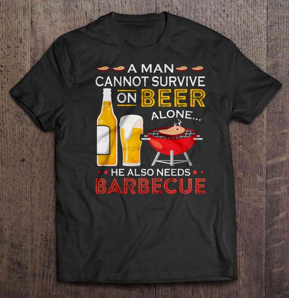 men funny t shirt fashion tshirt a man cannot survive on beer alone he also needs barbecue beer and bbq version women t-shirt
men funny t shirt fashion tshirt a man cannot survive on beer alone he also needs barbecue beer and bbq version women t-shirt