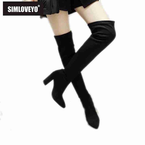 simloveyo женщины растянуть замши faux по колено сапоги остроконечные большой палец ноги пятки скольжения на высокие сапоги женщина botas fl, Black
simloveyo женщины растянуть замши faux по колено сапоги остроконечные большой палец ноги пятки скольжения на высокие сапоги женщина botas fl, Black