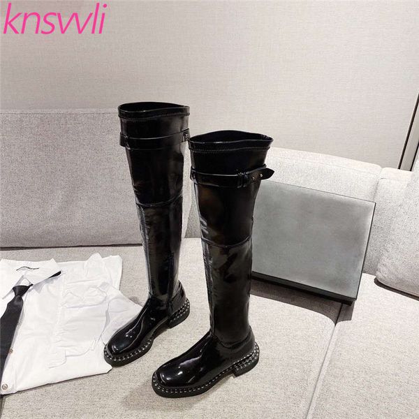 круглый toe над коленом boots женщины кожей рыцарь длинных сапоги пряжка ремень мотоцикл заклепка плоского бедро high женщина, Black
круглый toe над коленом boots женщины кожей рыцарь длинных сапоги пряжка ремень мотоцикл заклепка плоского бедро high женщина, Black