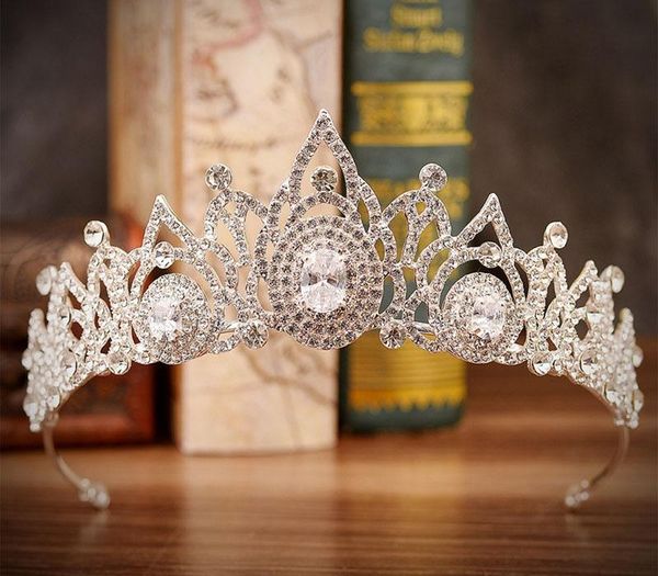 baroque bridal tiara crystal bride queen crown for wedding royal hair accessories beauty pageant hair ornaments headdress00, White;golden
baroque bridal tiara crystal bride queen crown for wedding royal hair accessories beauty pageant hair ornaments headdress00, White;golden