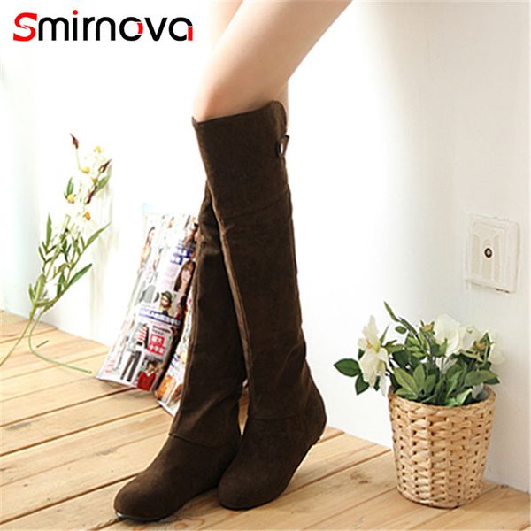 boots smirnova 2021 winter est knee high round toe slip on solid fashion simple height increasing female, Black
boots smirnova 2021 winter est knee high round toe slip on solid fashion simple height increasing female, Black