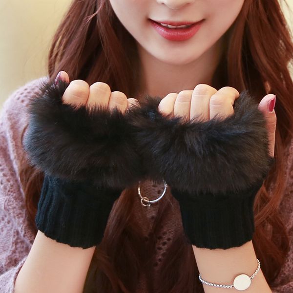 five fingers gloves women korean winter students cute female dew refers imitation hair wool half finger thicker warmth, Blue;gray
five fingers gloves women korean winter students cute female dew refers imitation hair wool half finger thicker warmth, Blue;gray