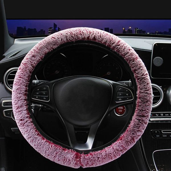 winter warm soft plush car steering wheel cover universal faux auto handlebar on the steering-wheel braid
winter warm soft plush car steering wheel cover universal faux auto handlebar on the steering-wheel braid